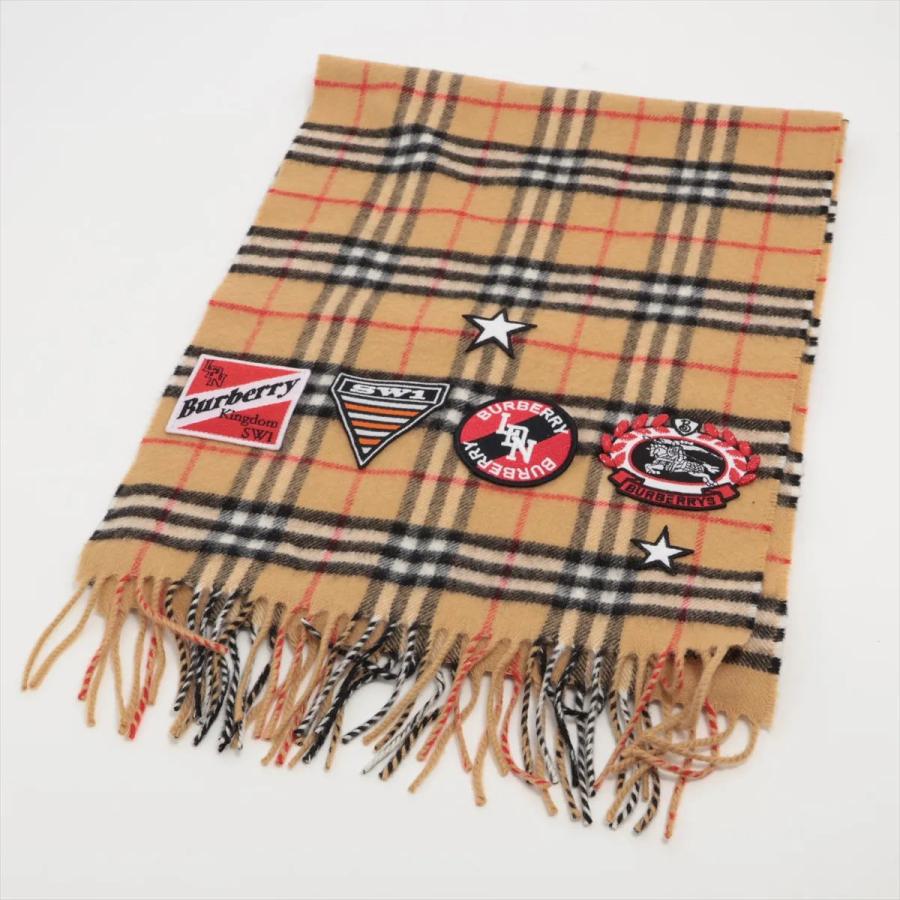 Burberry カシミヤ100% ノバチェック　マフラー 新品同様 バーバリー タグ付 ノバ チェック カシミヤ 100％ マフラー