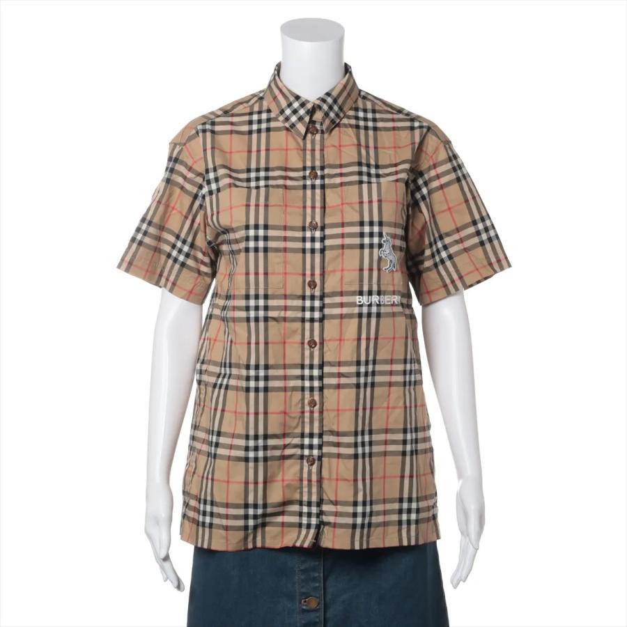 BURBERRY　半袖シャツ　ノバチェック　Lサイズ　美品　バーバリー 美品 バーバリー ノバ チェック 半袖シャツ トップス 洋服