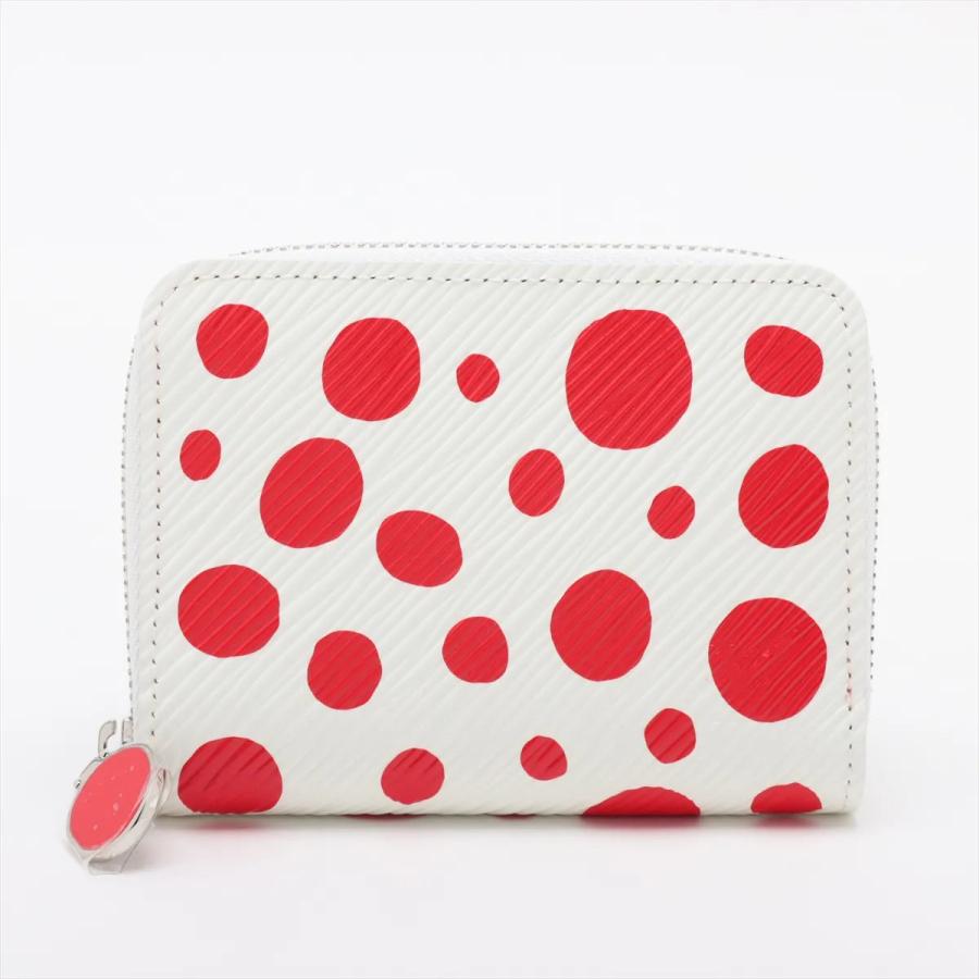 未使用 ルイヴィトン RFID付 草間彌生 コラボ エピ ジッピー コイン