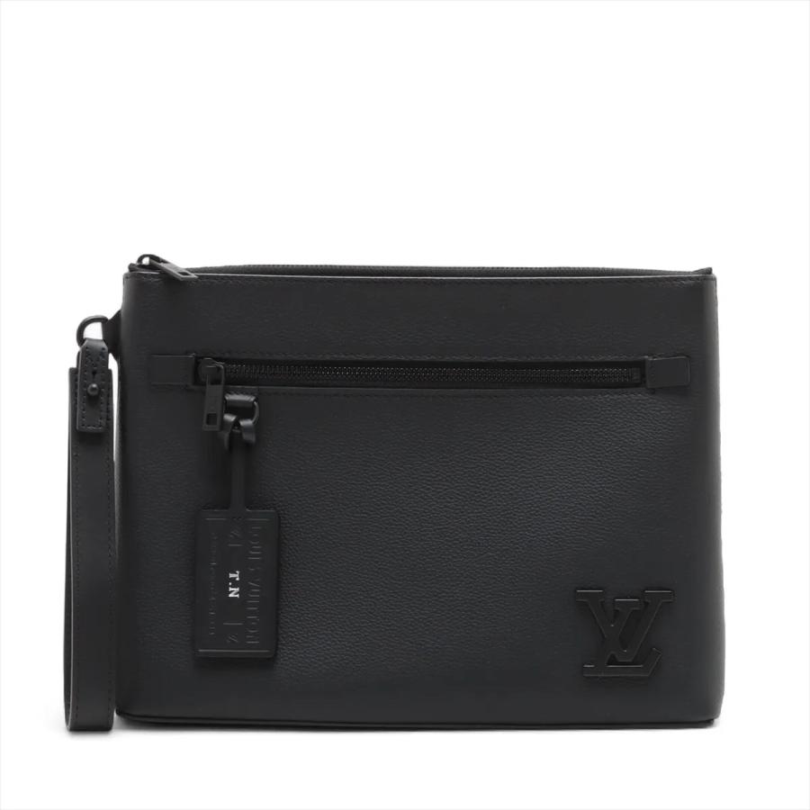 極美品 ルイヴィトン RFID付 LVアエログラム テイクオフ ポーチ M69837 