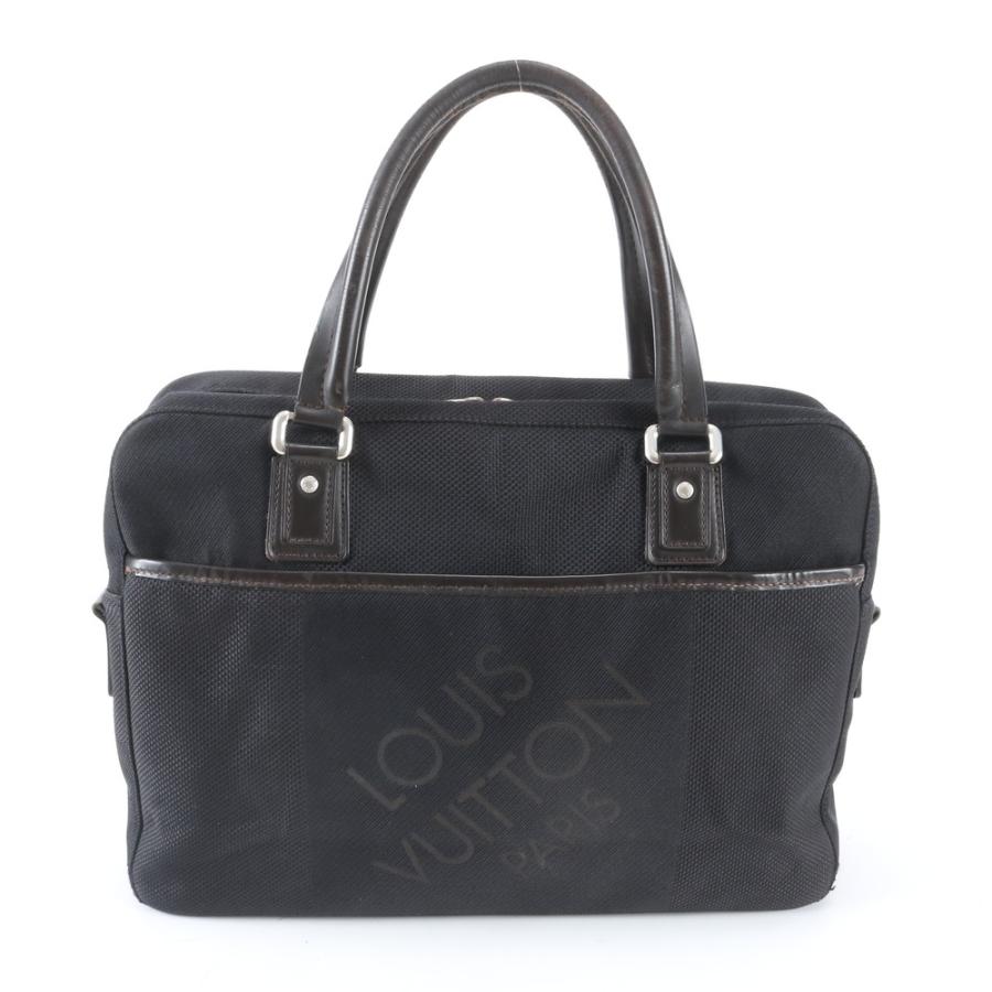ルイヴィトン M93082 ビジネスバッグ ノワール（ブラック）  LOUIS VUITTON ヤック ダミエジェアン ルイヴィトン ダミエ ジェアン ヤック M93082 レザー ビジネス バッグ