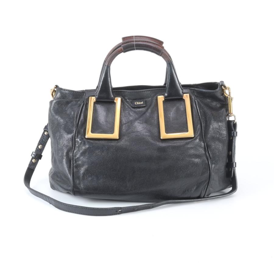 美品 クロエ エテル レザー 2WAY ショルダーバッグ 斜め掛け ハンド 