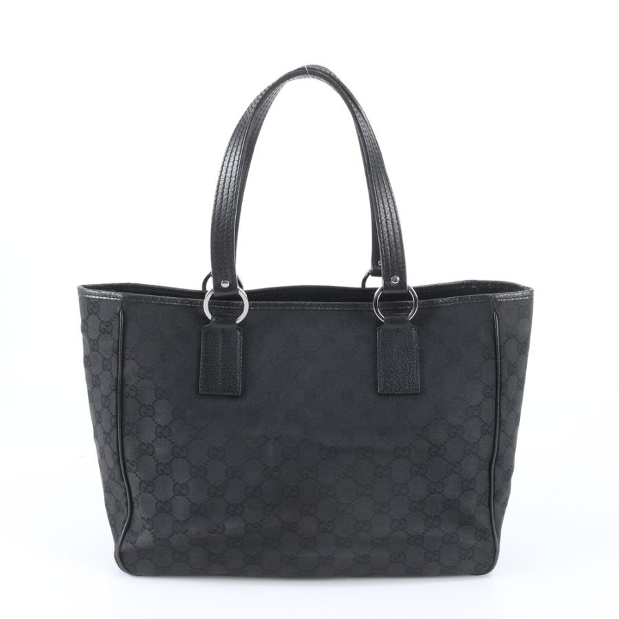 美品 グッチ GGキャンバス 113017 レザー トート バッグ ショルダー