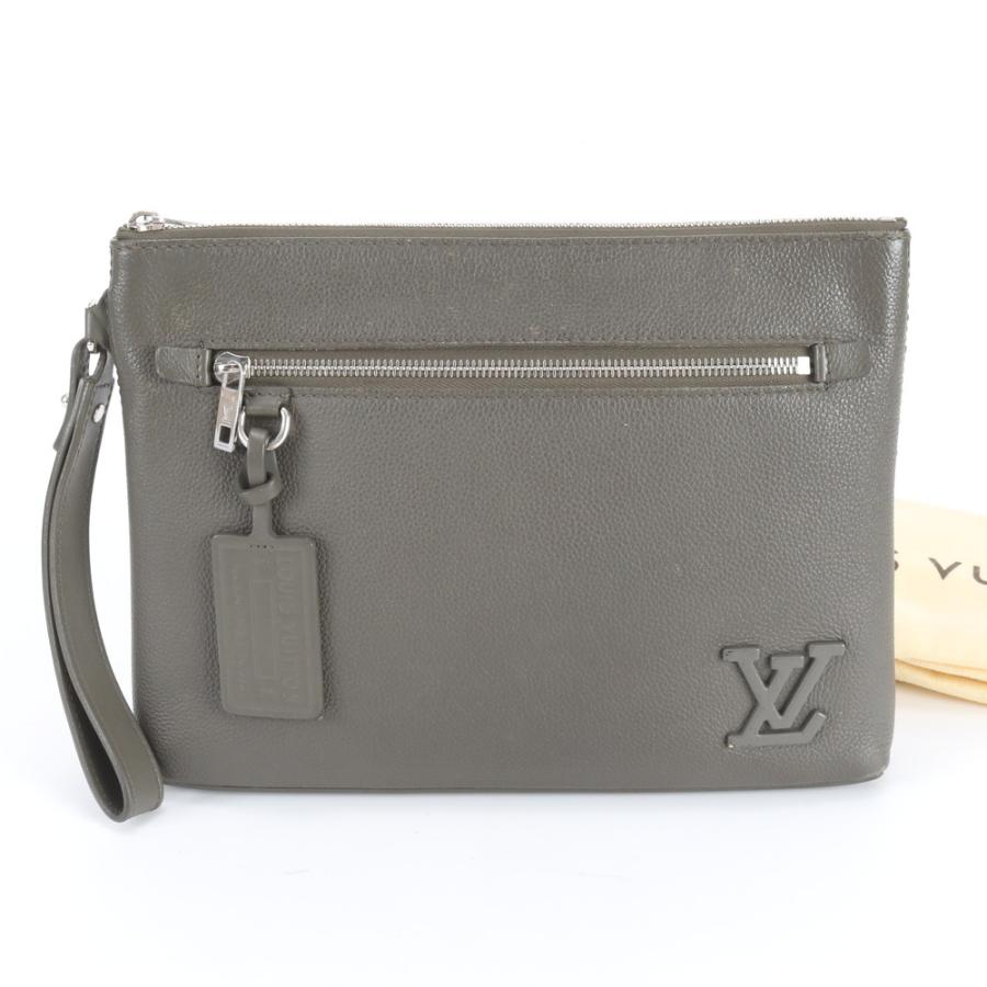 極美品 ルイヴィトン LV アエログラム テイクオフ ポーチ M81735 