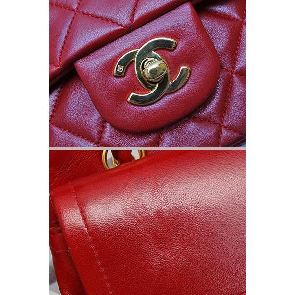 美品 シャネル マトラッセ ヴィンテージ ダブルチェーン ショルダー