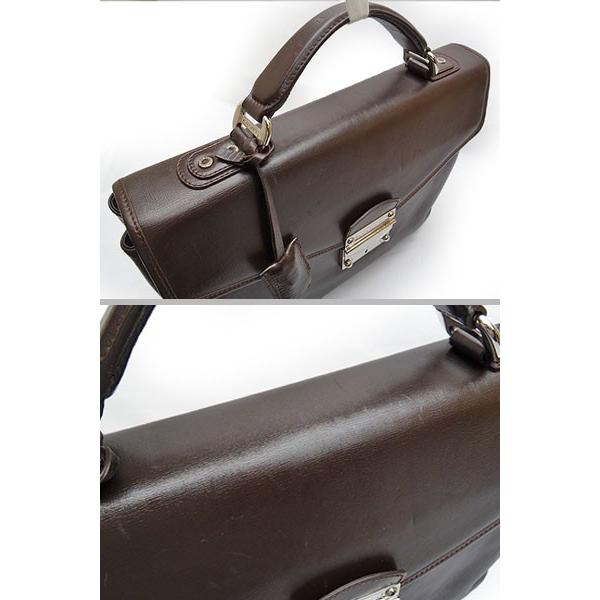 BVLGARI（ブルガリ） 美品 レザー ビジネスバッグ ブリーフケース 書類 