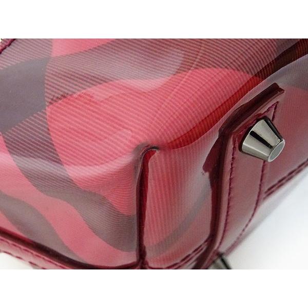 BURBERRY 美品 バーバリー チェック柄 トートバッグ ハンドバッグ  