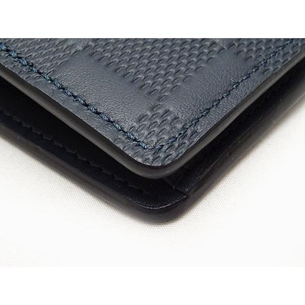 新古品 ルイヴィトン ダミエ アンフィニ ポルトフォイユ・ブラザ 二