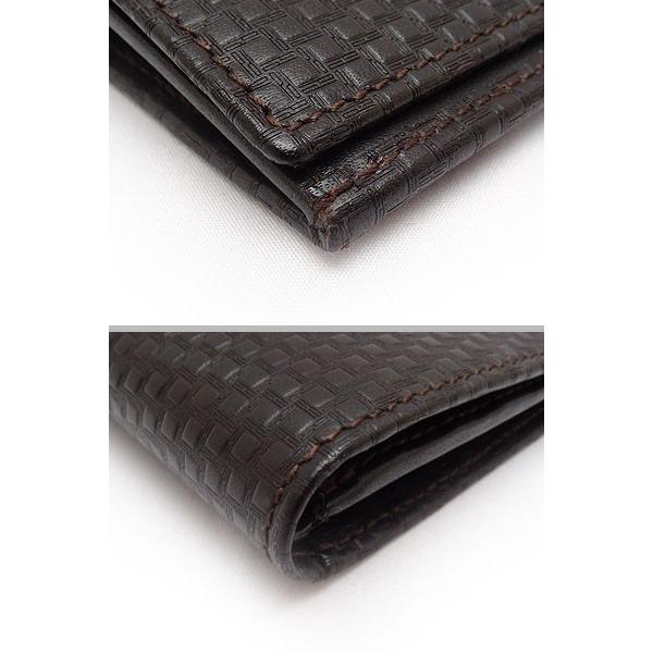 dunhill 二つ折り財布　黒から濃いめ茶色　未使用 dunhill（ダンヒル） 未使用 マイクロディーエイト 二つ折り長財布