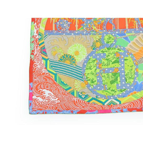 希少新品未使用エルメス カレ90 ガリックの道 最終値下げ HERMES（エルメス） 激レア新古品 カレ90 EX LIBRIS EN KIMONOS キモノ