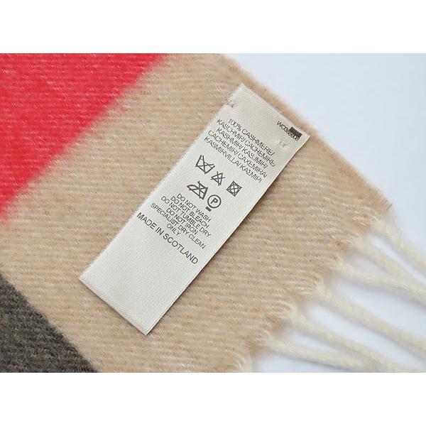 BURBERRY（バーバリー） 新古品 チェック柄 カシミヤ マフラー