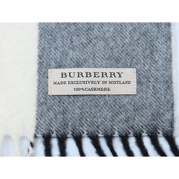 BURBERRY（バーバリー） 新古品 チェック柄 カシミヤ マフラー