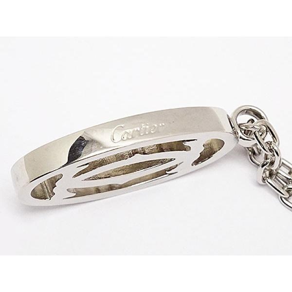 Cartier（カルティエ） 美品 2Cロゴ チャーム キーリング キーホルダー