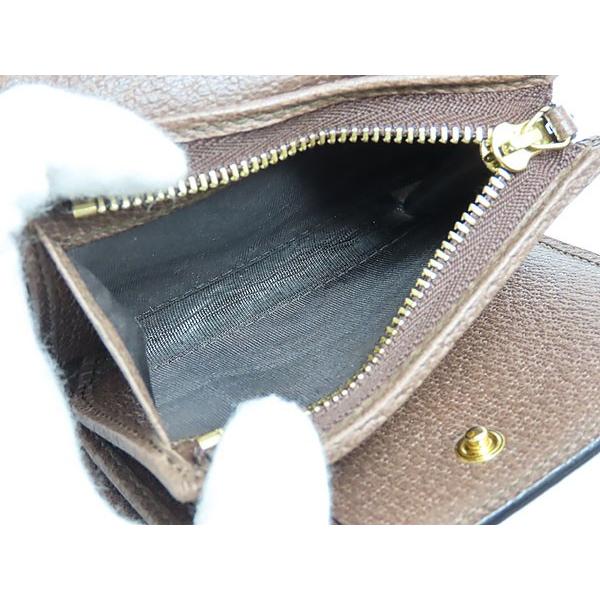 【付属品完備】GUCCI オフディア 三つ折り財布 GGロゴ シェリーライン GUCCI（グッチ） ほぼ新品 オフィディア GG ウォレット GGスプリーム