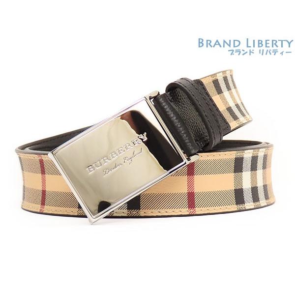 BURBERRY 新品 バーバリー プローサム ヘイマーケットチェック ベルト 