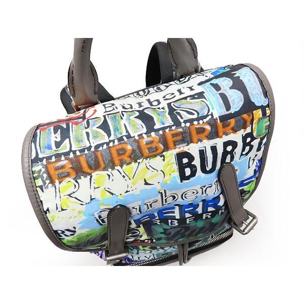 リースケ バーバリーバック BURBERRY（バーバリー） 激レア新品同様 ナイロン ロゴプリント