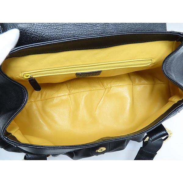 BVLGARI（ブルガリ） 美品 ドッピオトンド レザー ハンドバッグ  