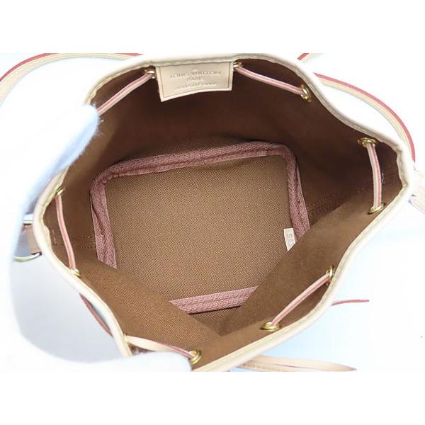 新古品 ルイヴィトン モノグラム ナノ・ノエ 巾着型 ショルダーバッグ