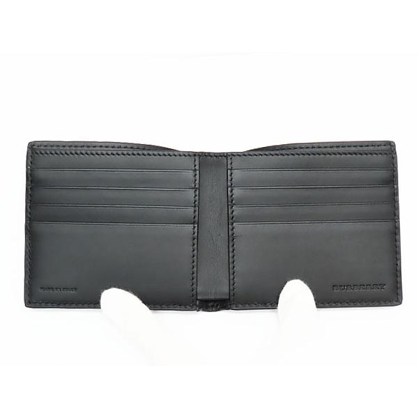 BURBERRY 未使用 バーバリー グラフィティ ロゴ 二つ折り札入れ財布  