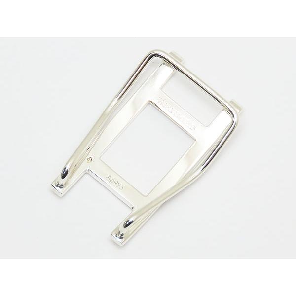 磨き済美品 エルメス アピ Hモチーフ マネークリップ 財布 シルバー925  