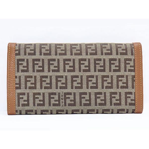 美品 FENDI フェンディ ズッキーノ 二つ折り長財布 キャンバス ブラウン 楽天市場】【財布】FENDI フェンディ ズッキーノ 2つ折長財布 二つ折り