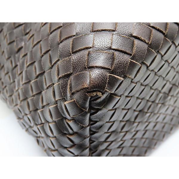 未使用品BOTTEGA VENETA イントレチャート ダークブラウンラムレザー BOTTEGA VENETA（ボッテガ・ヴェネタ） 美品 ボッテガ ヴェネタ