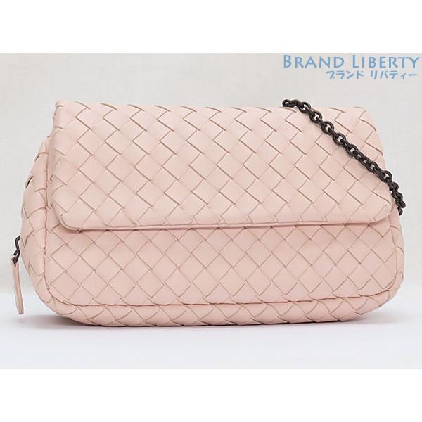 大幅値下 メール便ok 日本製 新古品 ボッテガ ヴェネタ イントレチャート ナッパ メッセンジャーバッグ 2way チェーンショルダーバッグ ベビーピンク ラムレザー アウトレット送料無料 Www Ameechapman Com