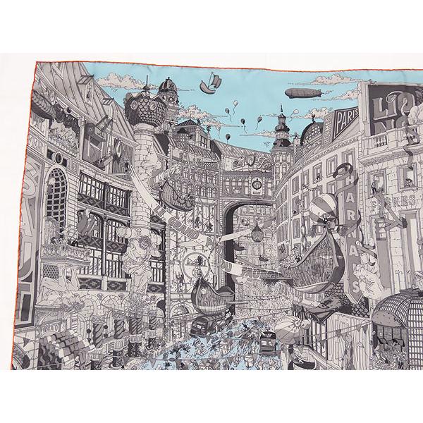 HERMES（エルメス） レア未使用 カレ90 Le Grand Prix du Faubourg