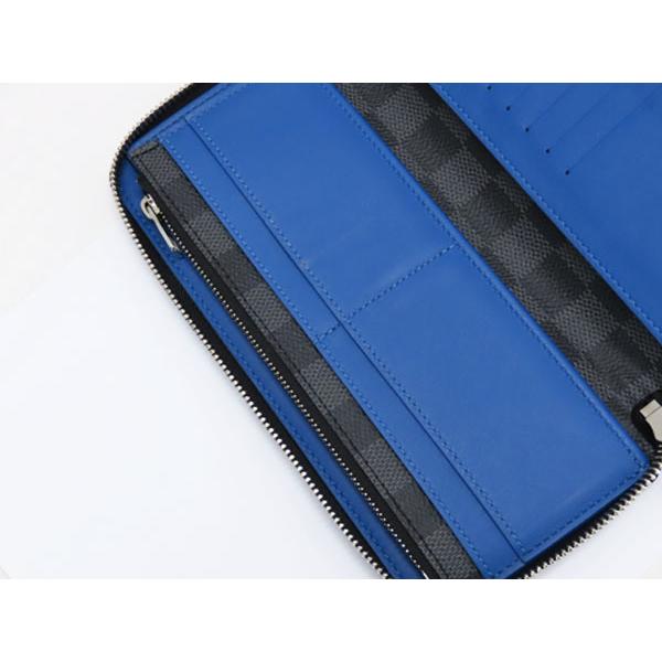 限定美品 ルイヴィトン ダミエ グラフィット ストライプ ジッピー