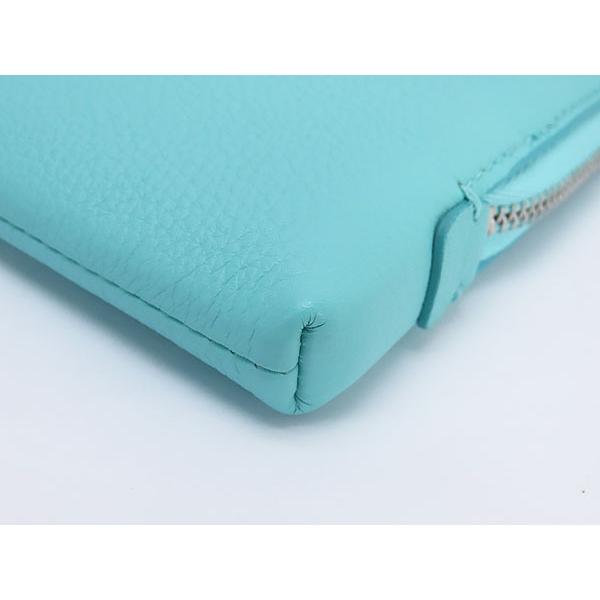 TIFFANY&Co. 新古品 ティファニー ジップ ウォレット レザー L字 TIFFANY&Co. 新古品 ティファニー ジップ ウォレット レザー L字