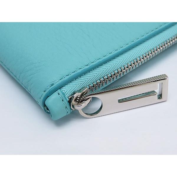 TIFFANY&Co. 新古品 ティファニー ジップ ウォレット レザー L字 TIFFANY&Co. 新古品 ティファニー ジップ ウォレット レザー L字