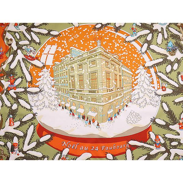 HERMES（エルメス） 激レア未使用 カレ90 Noel au 24 Faubourg