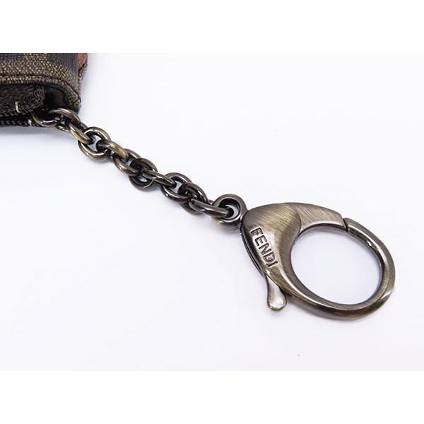 FENDI（フェンディ） 新古品 ズッカ キーリング フック付 コインケース
