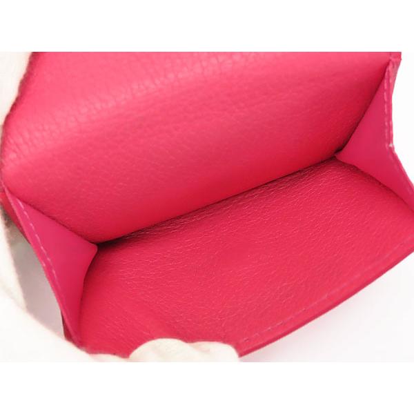 ✴︎ LOUIS VUITTON ポルトフォイユ ロックミニ ホットピンク ✴︎ LOUIS VUITTON（ルイ・ヴィトン） 美品 ポルトフォイユ ロックミニ 三