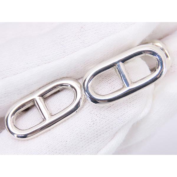 シェーヌ・ダンクル 磨き済超美品 エルメス シェーヌダンクル シルバー