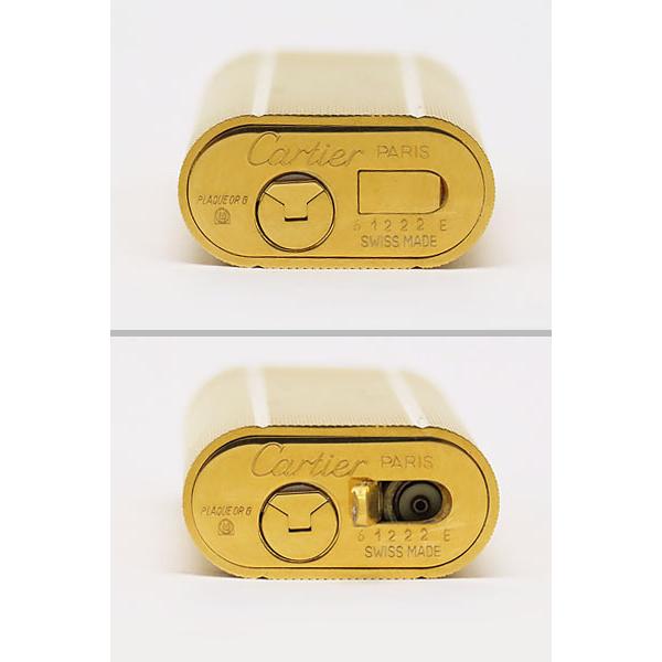 Cartier（カルティエ） 美品 ウェーブ ウェーブ 波柄 オーバル ガス