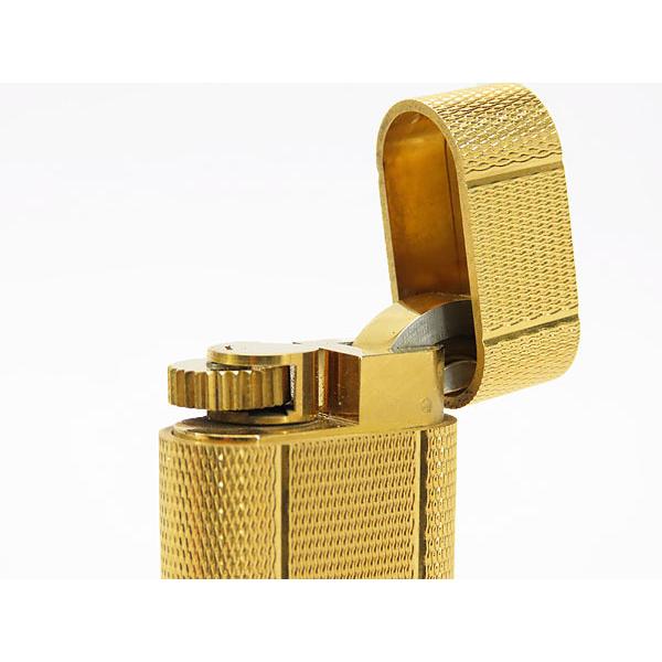 Cartier 美品 カルティエ ウェーブ 波柄 オーバル ガスライター
