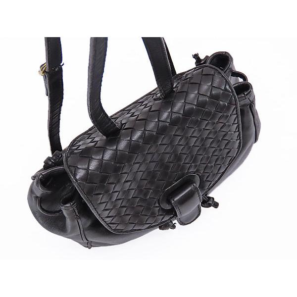 【希少】BOTTEGA VENETA ミニリュック　レザー　イントレ　ブラック 希少】BOTTEGA VENETA ミニリュック レザー イントレ ブラック BOTTEGA