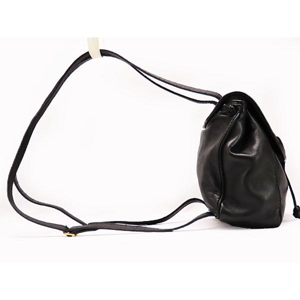 【希少】BOTTEGA VENETA ミニリュック　レザー　イントレ　ブラック BOTTEGA VENETA（ボッテガ・ヴェネタ） レア美品 ボッテガ ヴェネタ