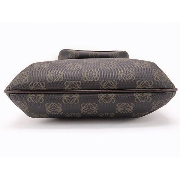 美品 ロエベ ポケッツ アナグラム 斜め掛けショルダーバッグ レザー・PVC LOEWE（ロエベ） ポケッツ アナグラム 斜め掛けショルダーバッグ