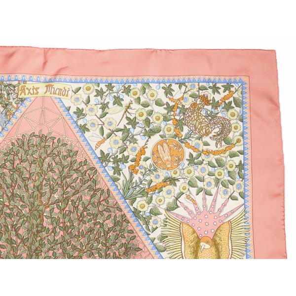 HERMES 新古品 エルメス カレ90 Axis Mundi 世界の中心軸 大判 HERMES 新古品 エルメス カレ90 Axis Mundi 世界の中心軸 大判
