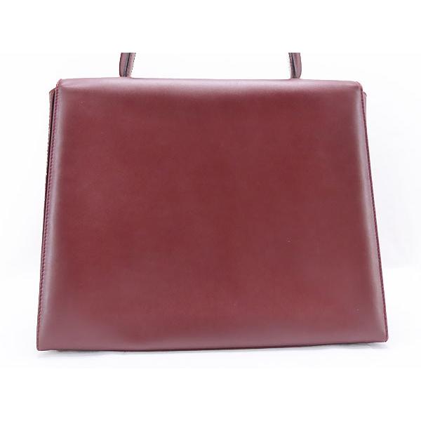 Cartier 美品 カルティエ マストライン ターンロック ハンドバッグ  