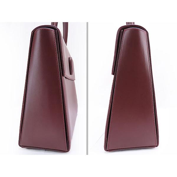 Cartier 美品 カルティエ マストライン ターンロック ハンドバッグ  