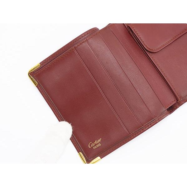 MUST DE CARTIER 美品 カルティエ マストドゥカルティエ 二つ折り財布