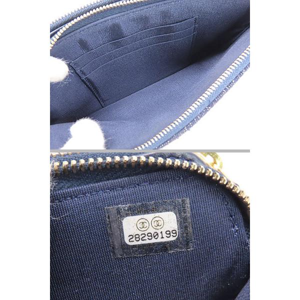 CHANEL 激レア未使用 シャネル ドーヴィル デニム チェーンショルダー 