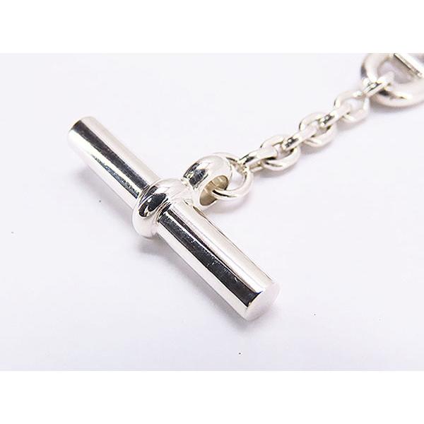 エルメス HERMES ネックレス ファランドール シェーヌダンクル ロングネックレス 2連ネックレス シルバー エルメス Hermes HERMES ロングネックレス ファランドール