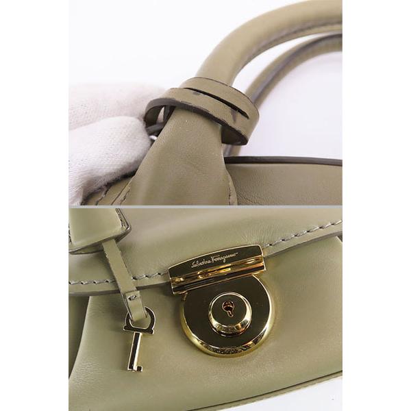 FERRAGAMO（フェラガモ） 美品 フィアンマ ミニバッグ 2WAY 