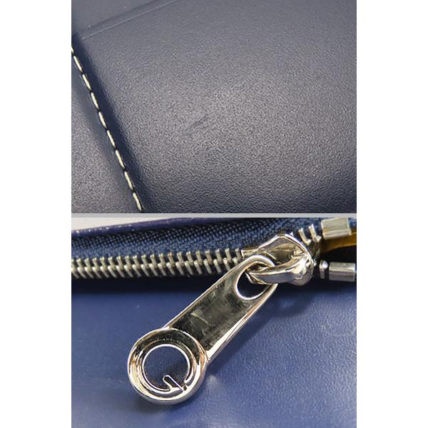 未使用 ゴヤール ヘリボーン リシュリュー 二つ折り長財布 ネイビー ブルー PVC レザー APM20512 GOYARD（ゴヤール） 未使用 ヘリボーン リシュリュー 二つ折り長財布