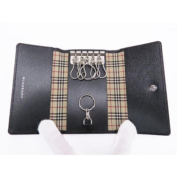 BURBERRY（バーバリー） 新古品 レザー 5連キーケース キーリング