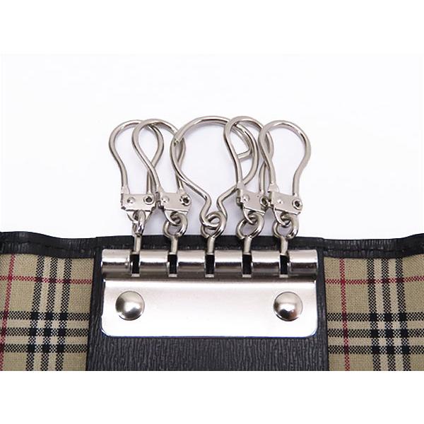 BURBERRY（バーバリー） 新古品 レザー 5連キーケース キーリング